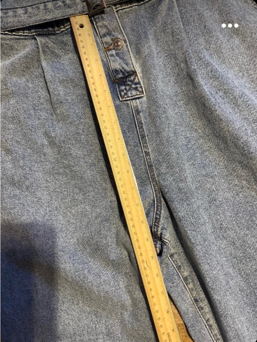 NWT Steve Madden Denim Utility Jumpsuit XL Wide Leg Belted Boilersuit $119 - Picture 10 of 13